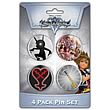 Kingdom Hearts Pin Set Two 4-Pack